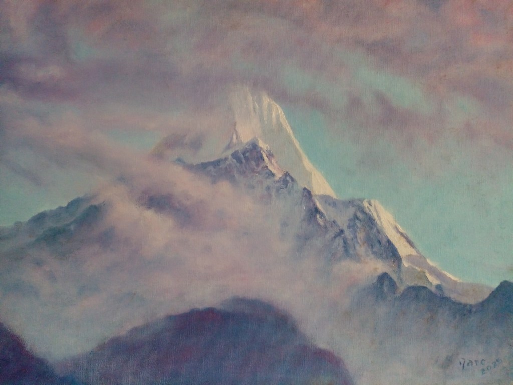 Three Himalaya paintings by Marc