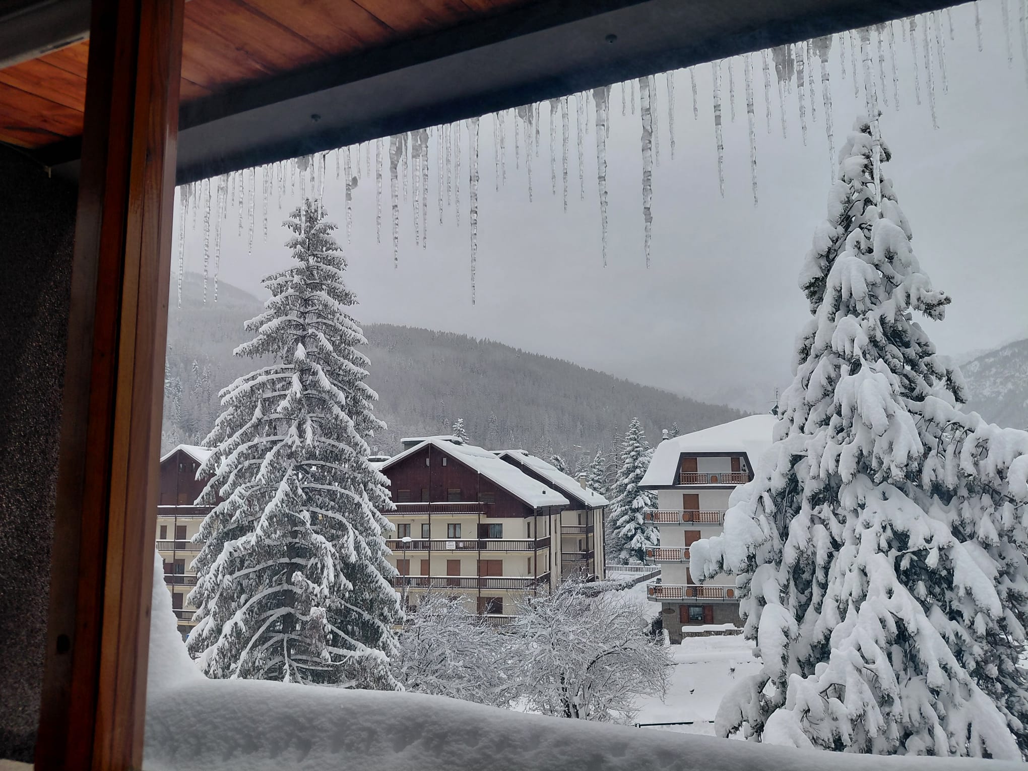 Alps from the village Bardonecchia
